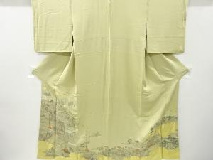 リサイクル　寿光織　祇園祭模様織り出し一つ紋色留袖